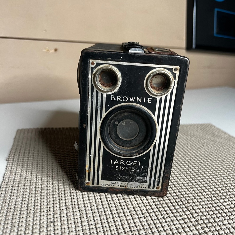 Vintage Eastman Kodak Brownie Target Six-16 Box‎ Camera Art Deco Prop Repair